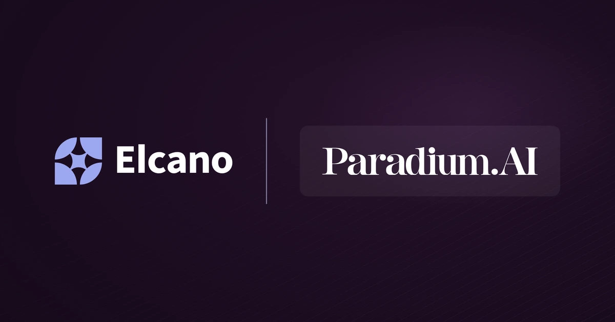 Elcano and Paradium.AI partnership announcement
